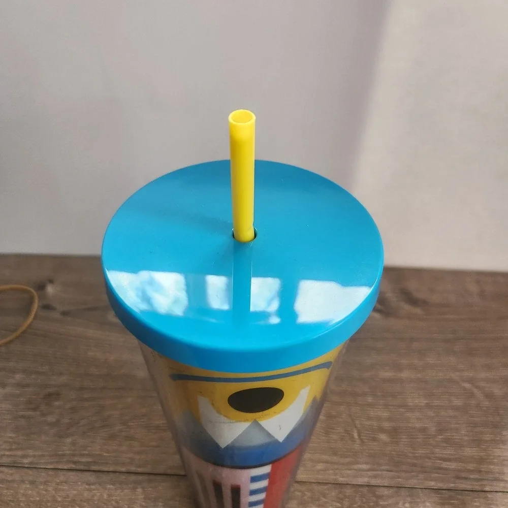 Starbucks Abstract Geometric Picasso Cold Cup Tumbler Venti 24 Oz Lid Straw READ